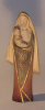 Holzfigur Madonna modern mittel rot