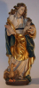 Holzfigur heiliger Johannes 30cm.