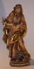 Holzfigur heiliger Josef mit Kind 30 cm.