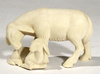 Rowi Krippenfigur Schaf mit Lamm für 13 cm.