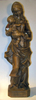 Holzfigur Madonna mit Kind 58 cm.