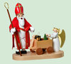 KWO Räuchermann Heiliger St. Nikolaus mit Christkind