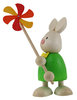 Hobler Hase Kaninchen Max mit Windmühle