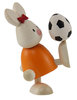 Hobler Hase Kaninchen Emma mit Fußball