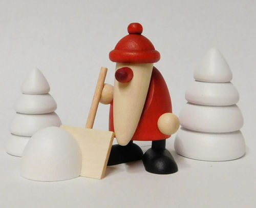 Björn Köhler Miniaturset 4, Weihnachtsmann Schneeschnippe und Bäume
